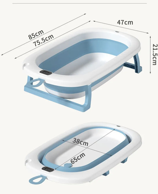BAÑERA RETRÁCTIL + COJÍN PARA BEBÉS + TERMÓMETRO DIGITAL