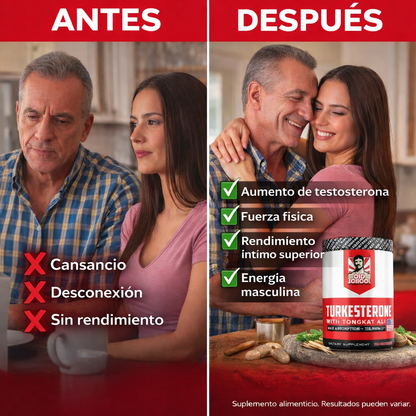 TURKESTERONE CON TONGKAT ALI 60 CAPS - ENVÍO GRATIS