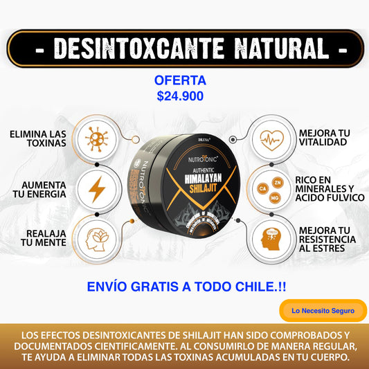 RESINA DE SHILAJIT NATURAL DEL HIMALAYA