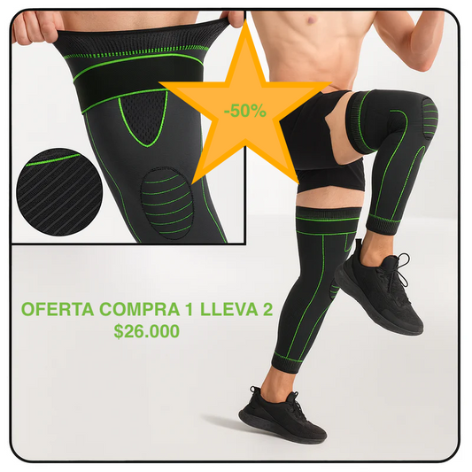 2x1  RODILLERAS AJUSTABLES DE COMPRENSION DEPORTIVA