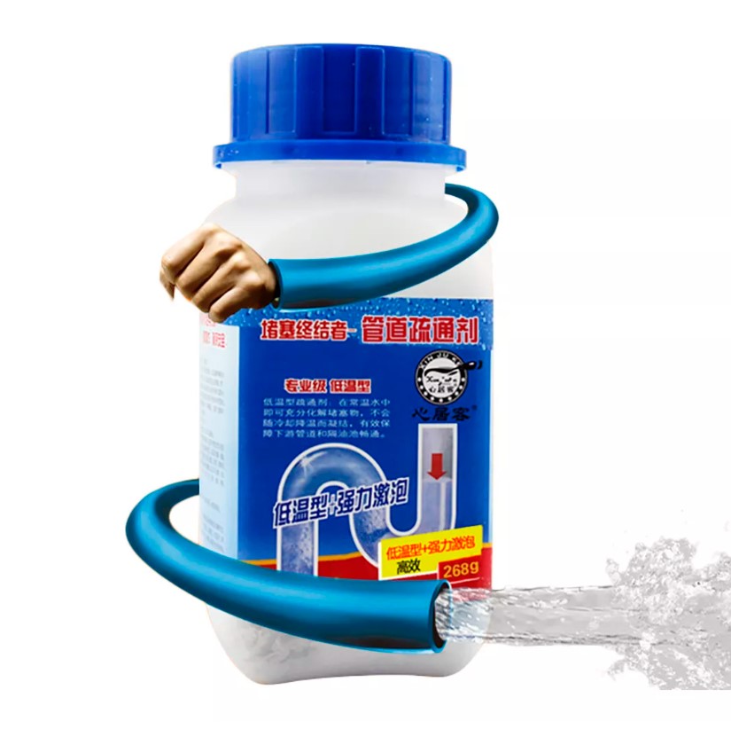 3X 21.990 - NUEVO POLVO PARA DESTAPAR CAÑERÍAS Y TUBERÍAS