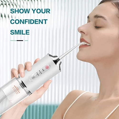 IRRIGADOR DENTAL LIMPIEZA ORAL RECARGABLE