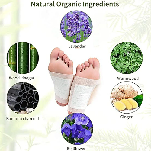 TRATAMIENTO DE 20 DÍAS KINOKI PARCHE PARA PIES DESINTOXICANTE