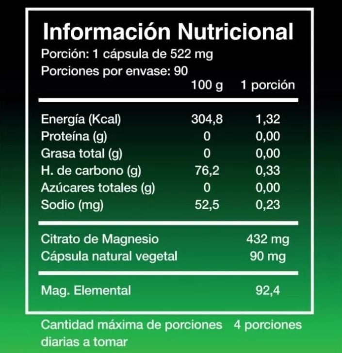 NUEVO CITRATO DE MAGNESIO